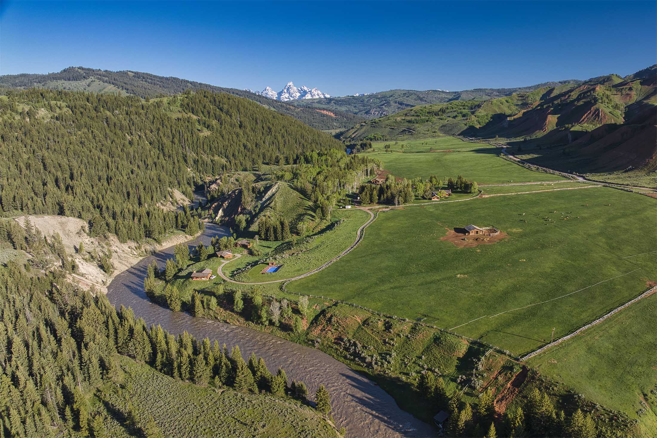 The Triple Bar M Ranch landscape