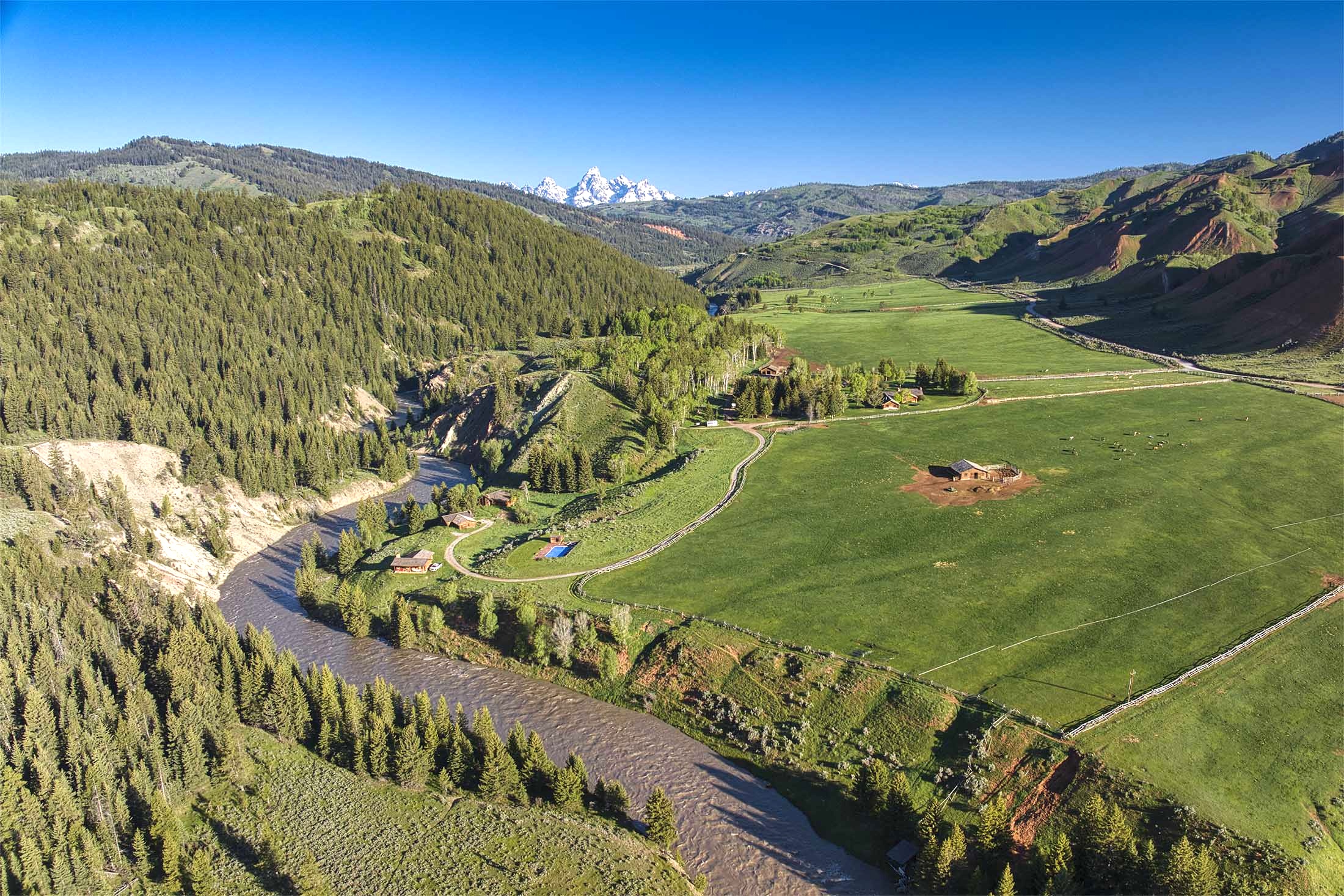The Triple Bar M Ranch landscape